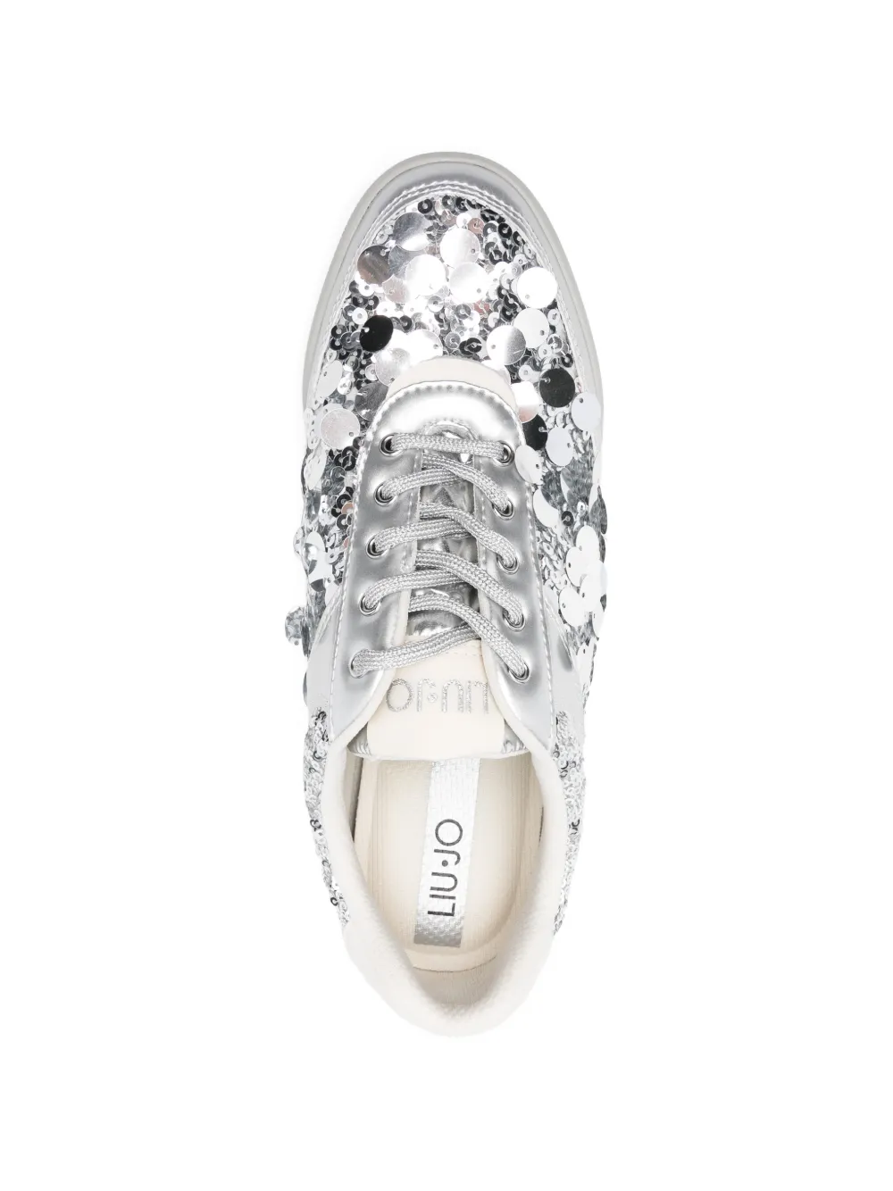 LIU JO lace-up fastening sneakers Zilver