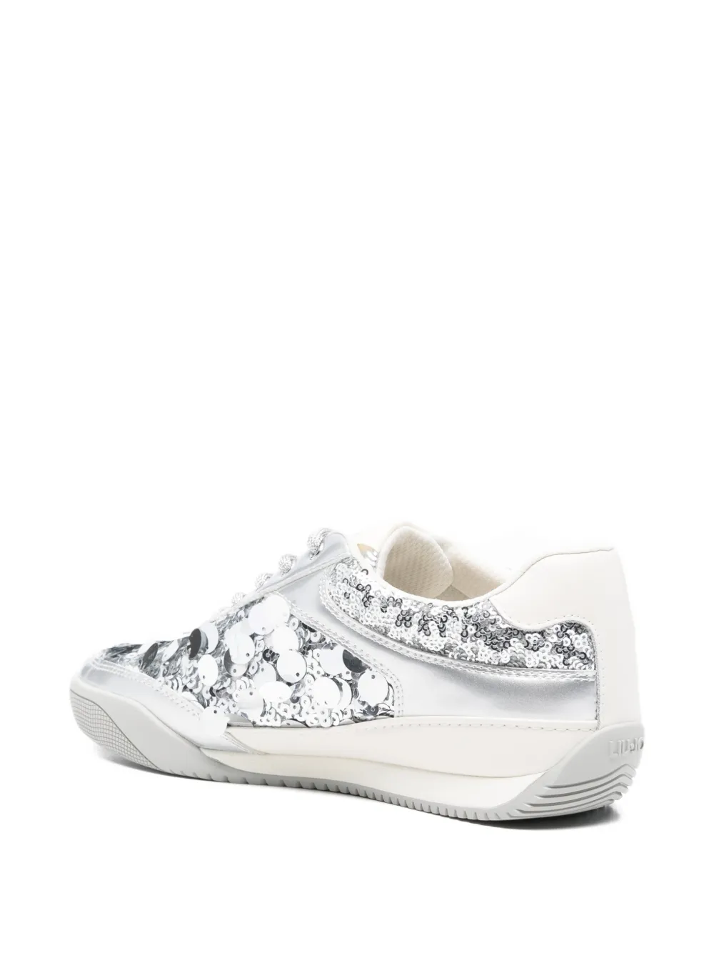 LIU JO lace-up fastening sneakers Zilver