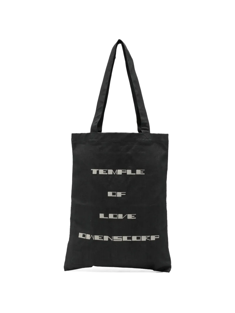 Rick Owens DRKSHDW graphic shoulder bag - Nero