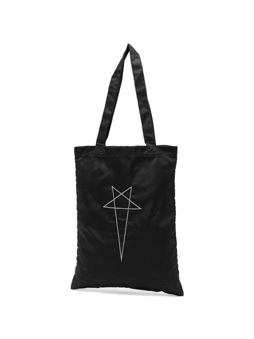 Rick Owens DRKSHDW graphic shoulder bag - Nero