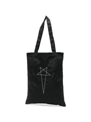 Rick Owens DRKSHDW Graphic Shoulder Bag | Black | FARFETCH JO