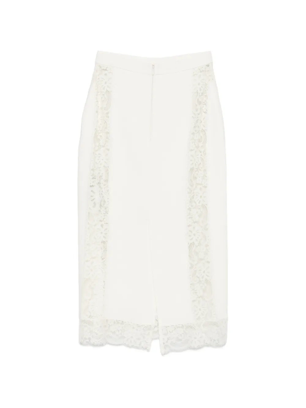 Elie Saab Midi-rok met kant Zwart