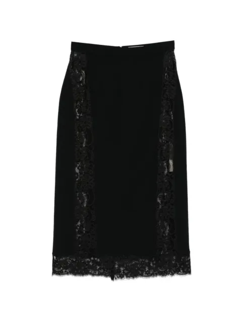 Elie Saab Saia midi com renda