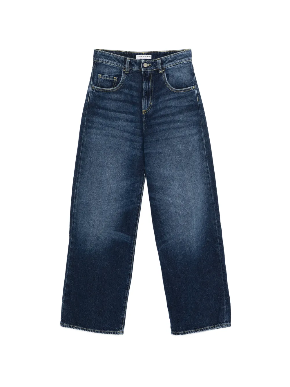 ICON DENIM Poppy straight-leg jeans - Blu
