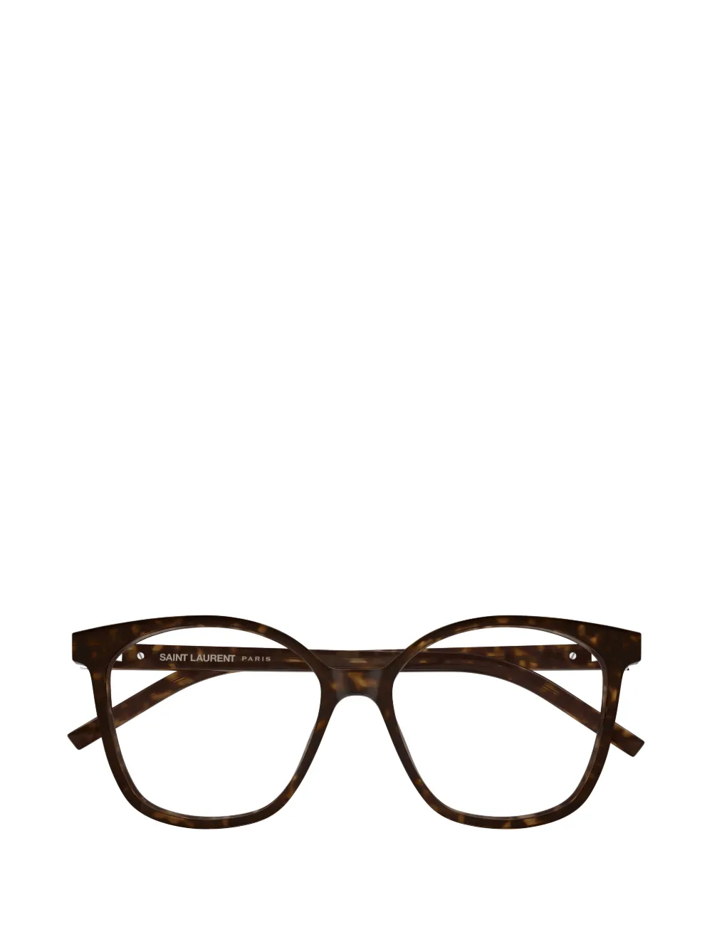 Saint Laurent Eyewear Bril met geometrisch montuur Bruin