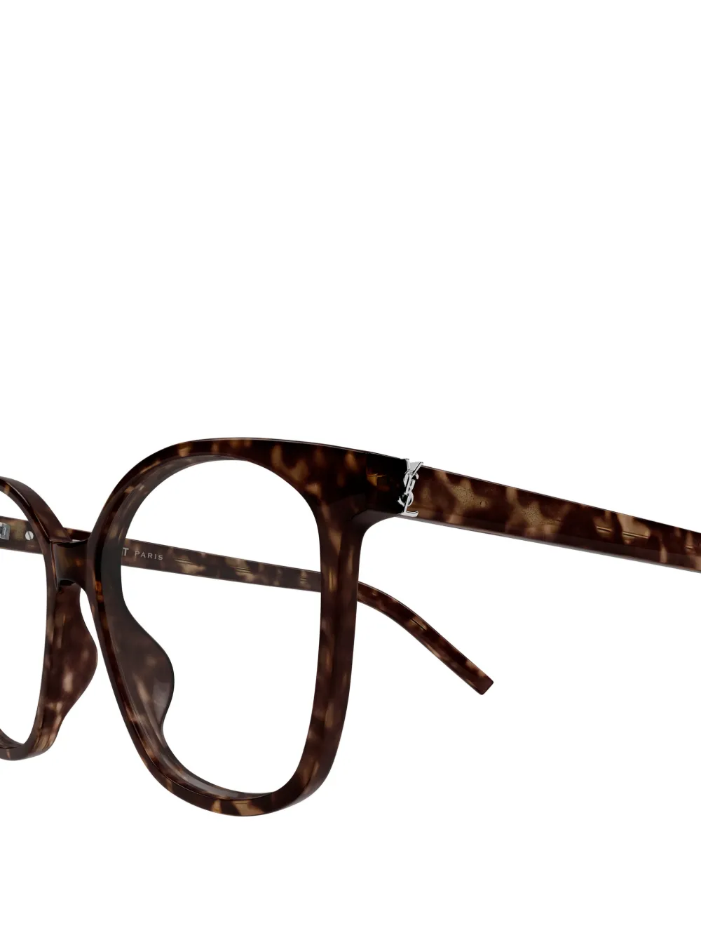 Saint Laurent Eyewear Bril met geometrisch montuur Bruin
