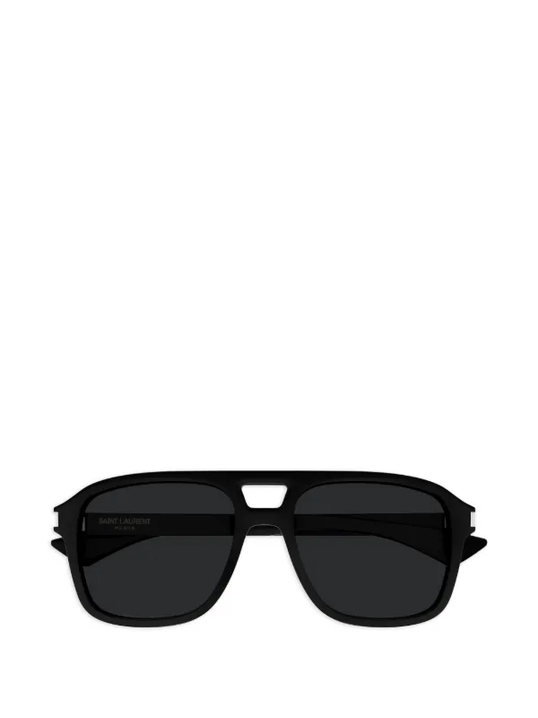 SAINT LAURENT サンローラン パイロットサングラス 黒 付属品あり Saint Laurent Eyewear パイロット サングラス | ブラック | FARFETCH JP