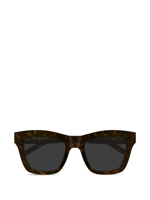 Saint Laurent Eyewear lunettes de soleil carrées à plaque logo