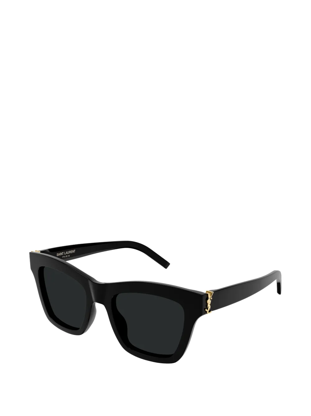 Saint Laurent Eyewear Zonnebril met vierkant montuur Zwart