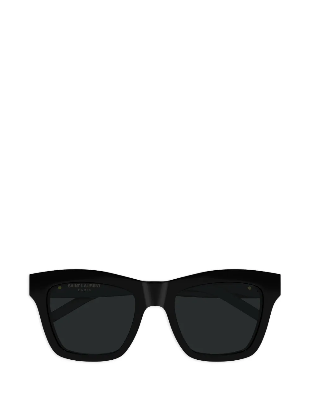 Saint Laurent Eyewear square-frame logo-plaque sunglasses - Nero