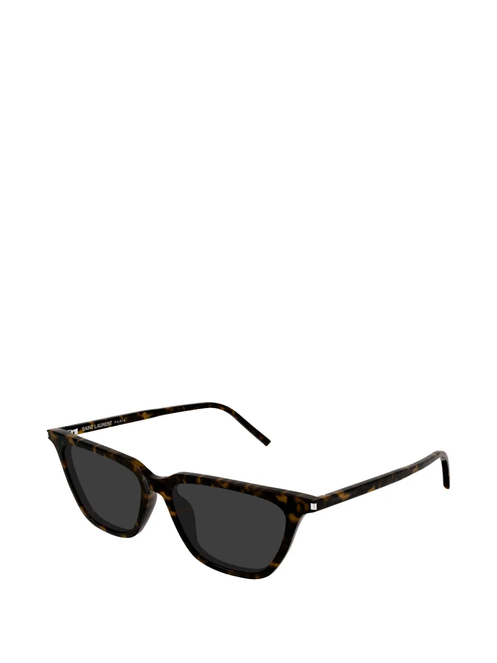 Saint Laurent Eyewear Zonnebril met vierkant montuur Bruin