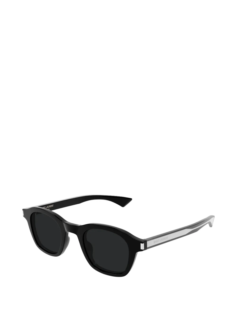 Saint Laurent Eyewear Zonnebril met vierkant montuur Zwart