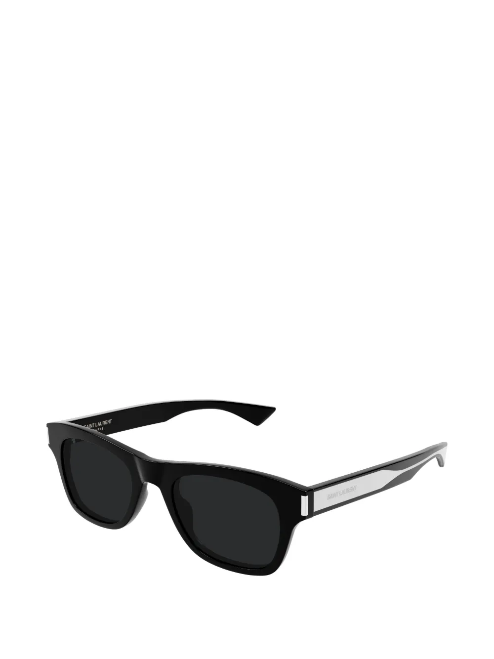 Saint Laurent Eyewear Zonnebril met rechthoekig montuur Zwart