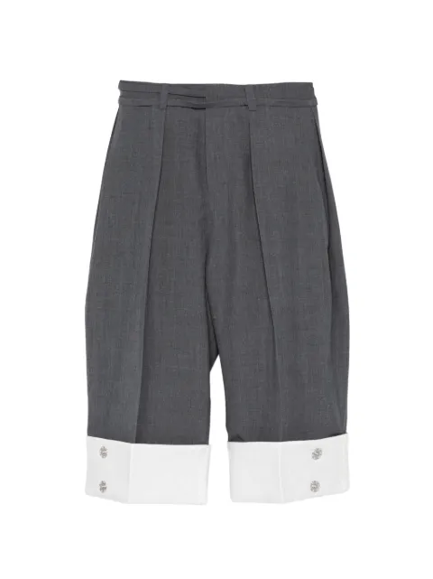 AO YES pleated cropped trousers