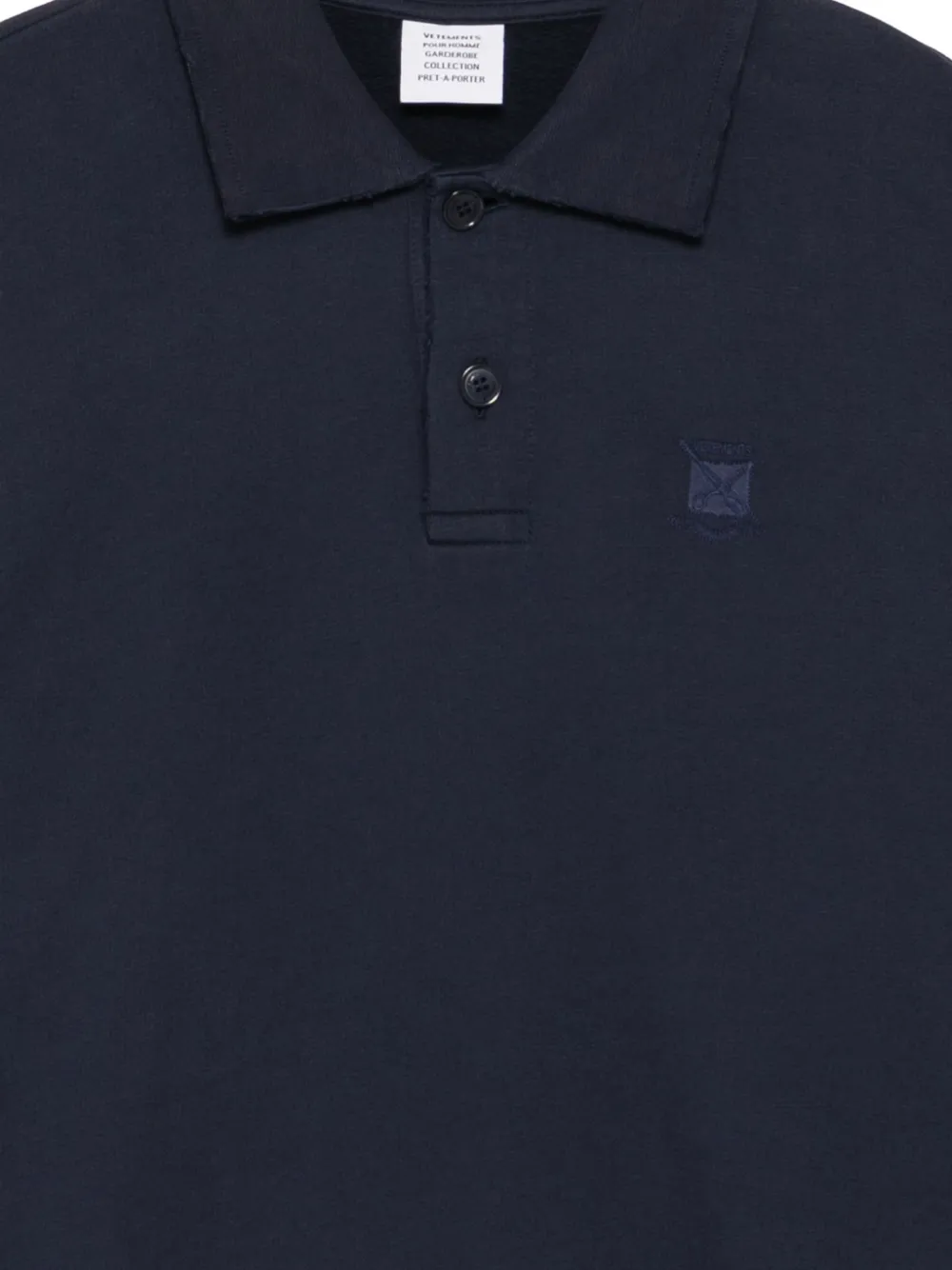 VETEMENTS Sweater met borduurwerk Blauw