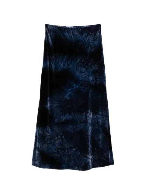 Missoni Pre-Owned 1990s velvet midi skirt