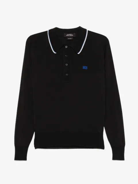 Wales Bonner Henry collared polo shirt 