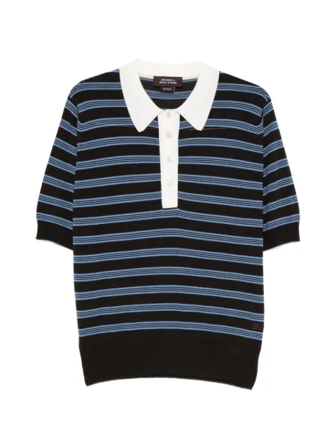 Wales Bonner Breeze striped-pattern polo shirt