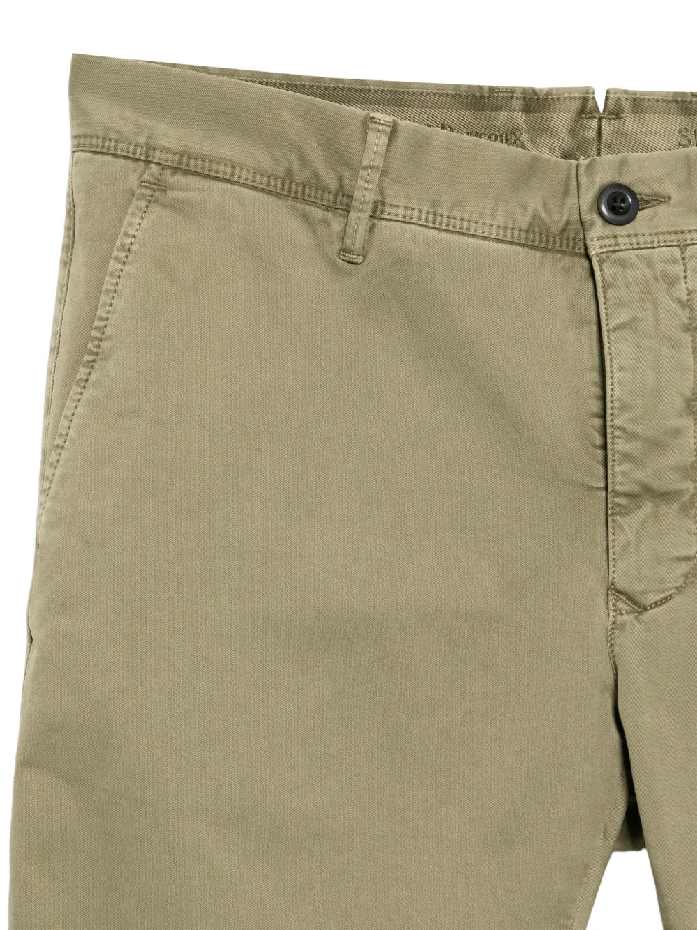  Incotex Belt Loops Trousers - Green 
