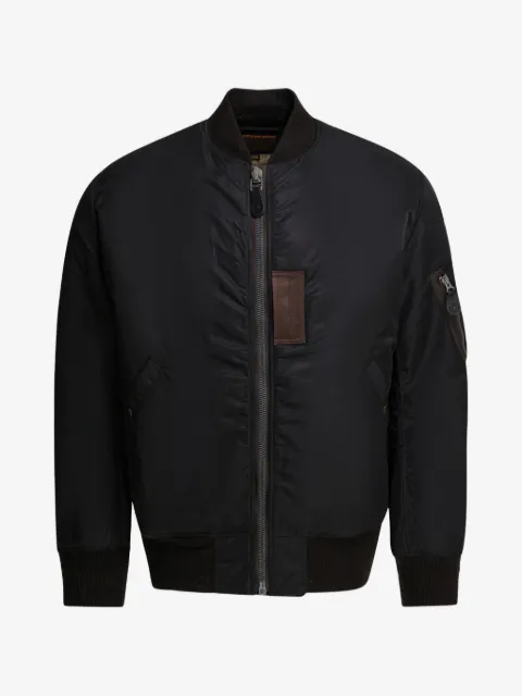 Buzz Ricksons patched bomber coat