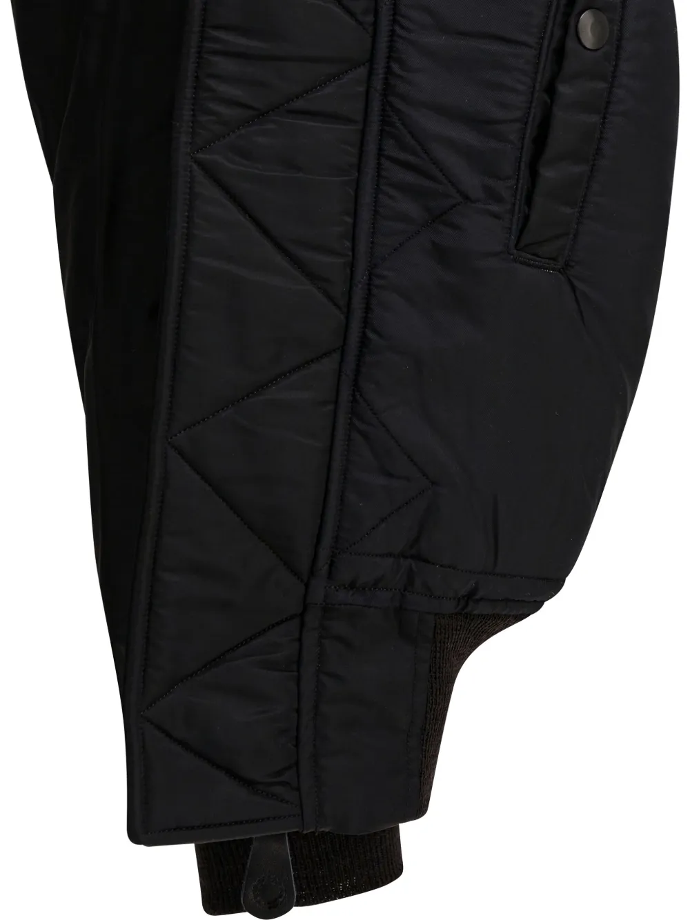Patched Bomber Coat
