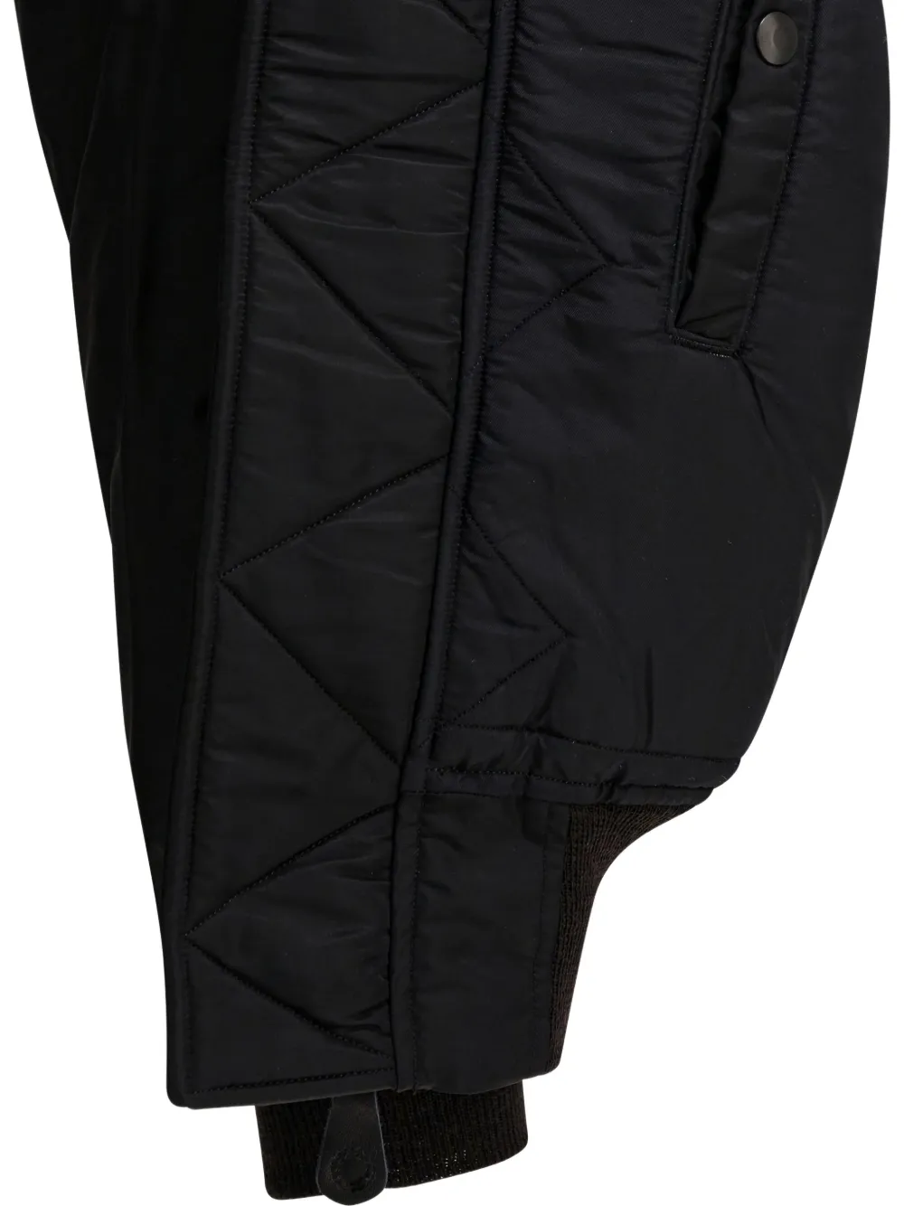 Patched Bomber Coat