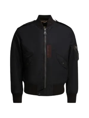 Buzz Ricksons Zip Bomber Coat | Black | FARFETCH RO