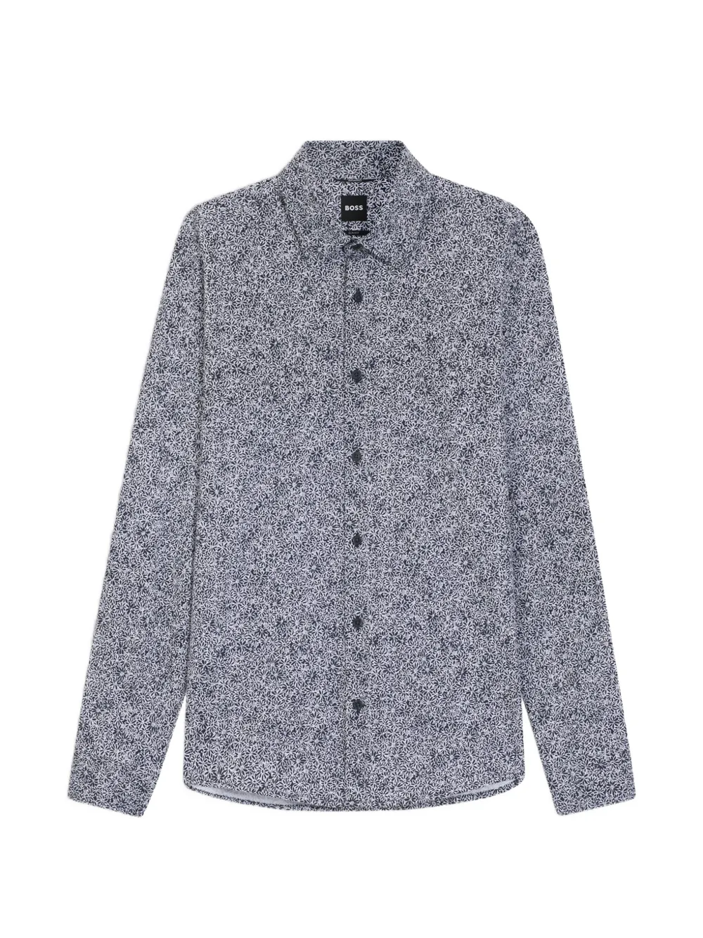 BOSS printed shirt - Blu