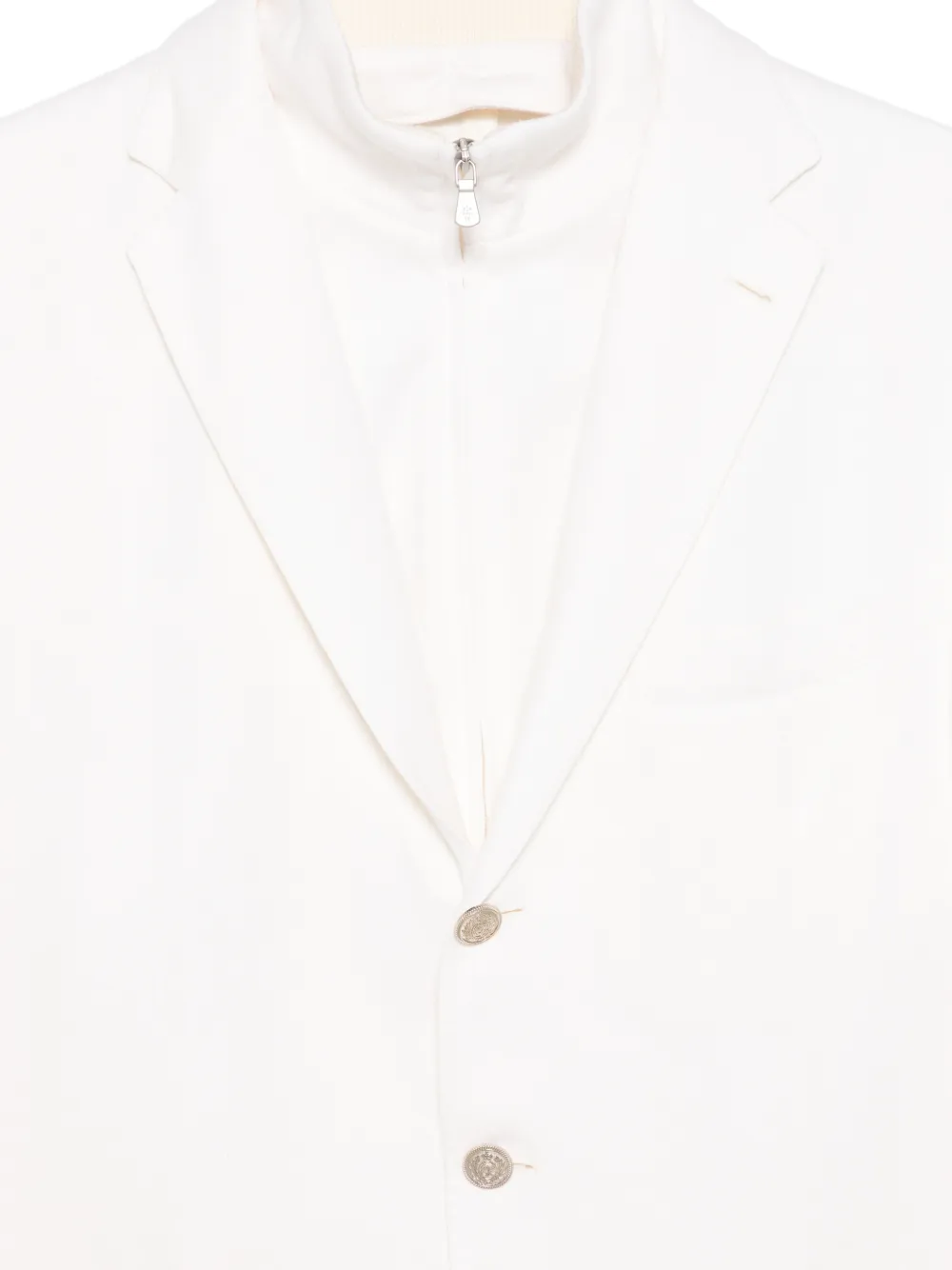 Eleventy Blazer met enkele rij knopen Wit