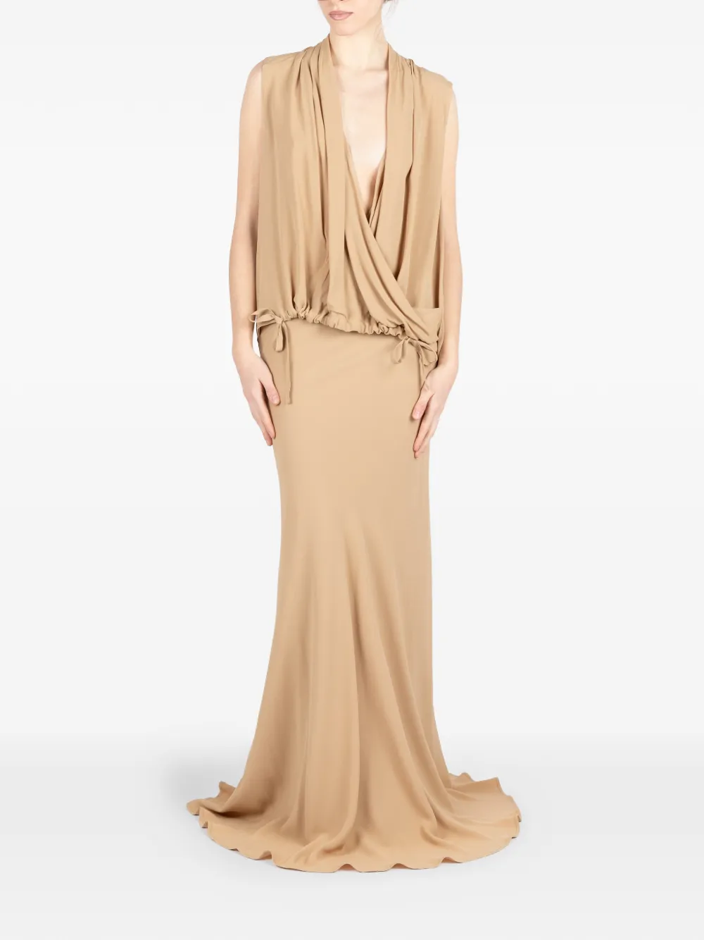 April Draped Tie Top