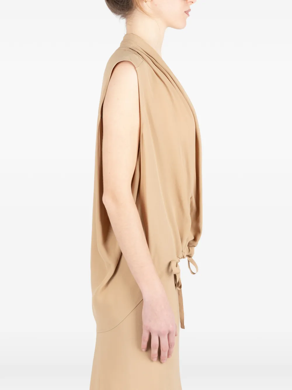 April Draped Tie Top