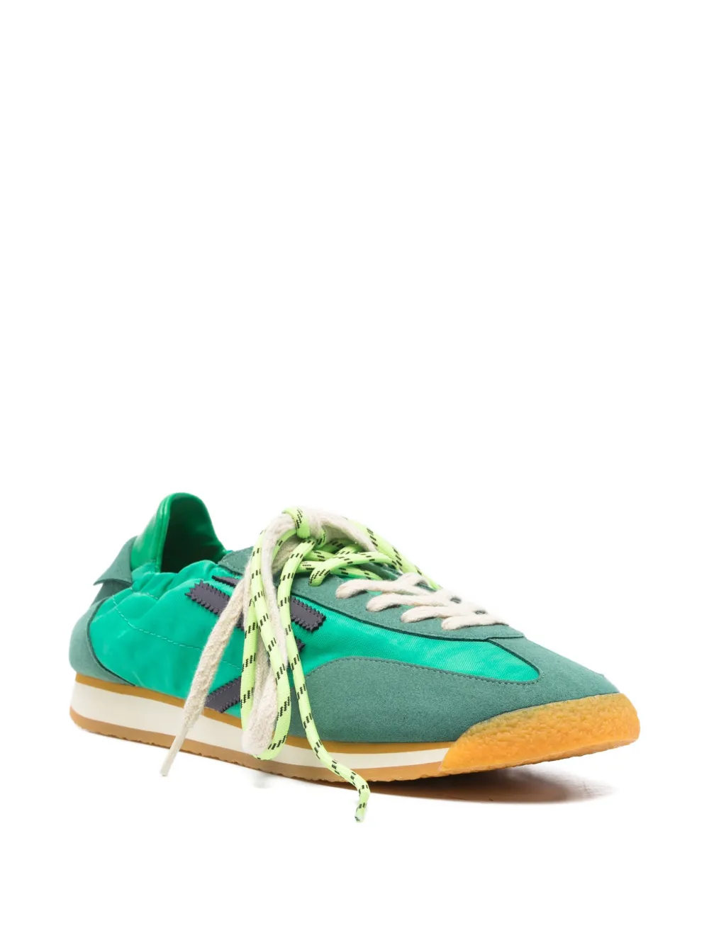 Puraai Sneakers met vlakken Groen