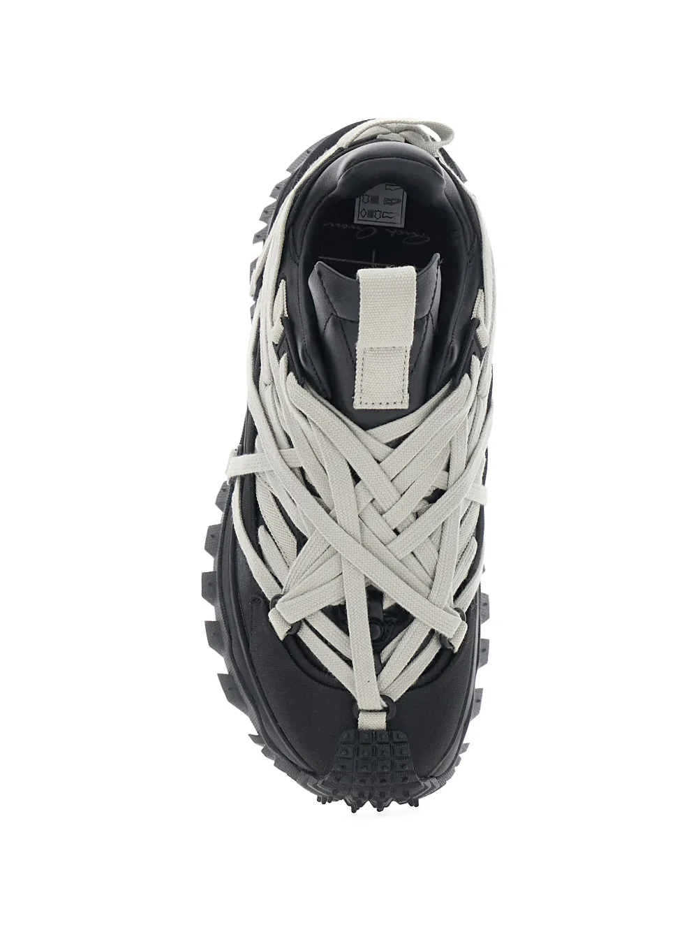 Moncler + Rick Owens Trailgrip Megalace sneakers Zwart