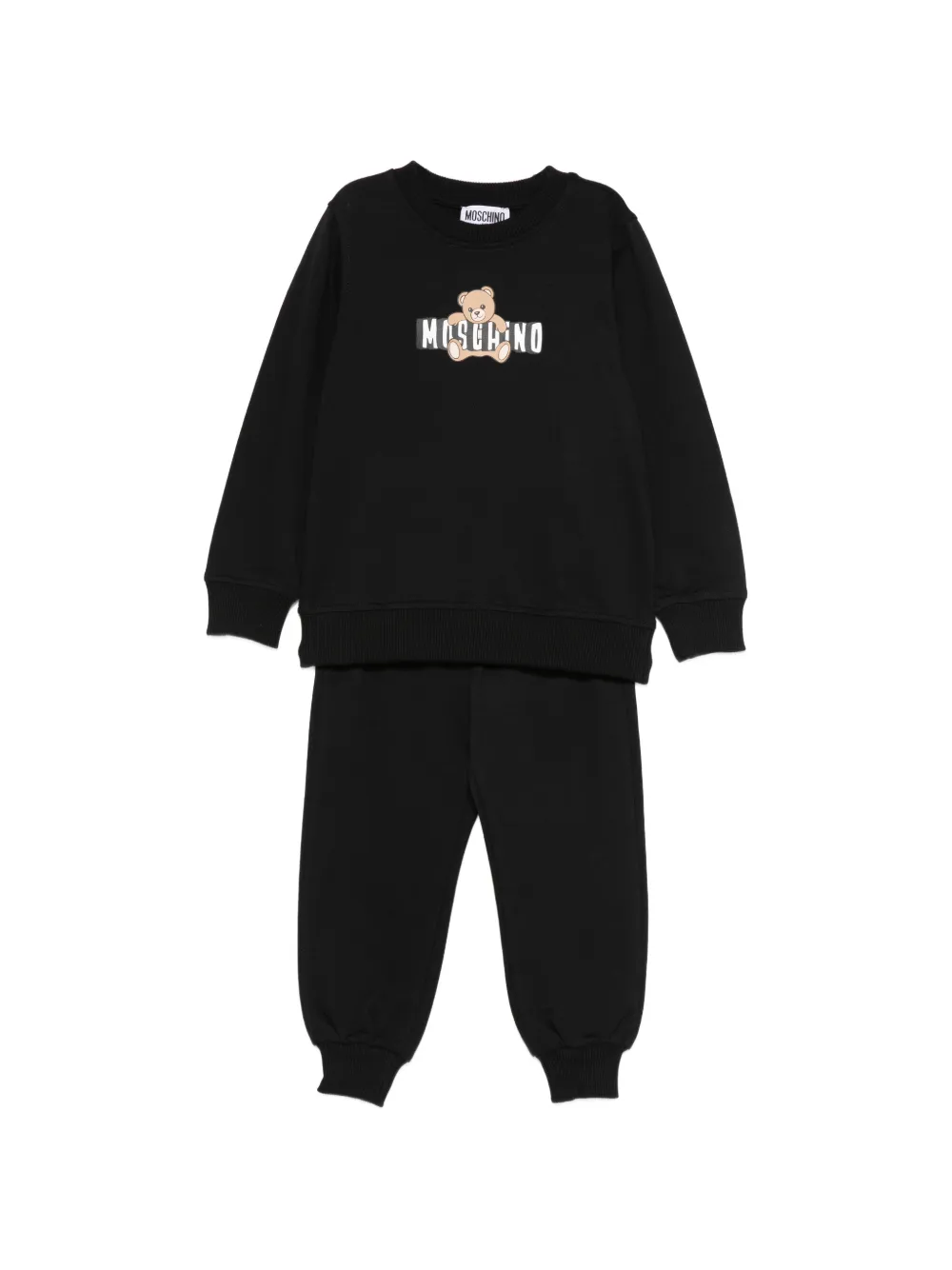 Moschino Kids graphic-print tracksuit - Nero