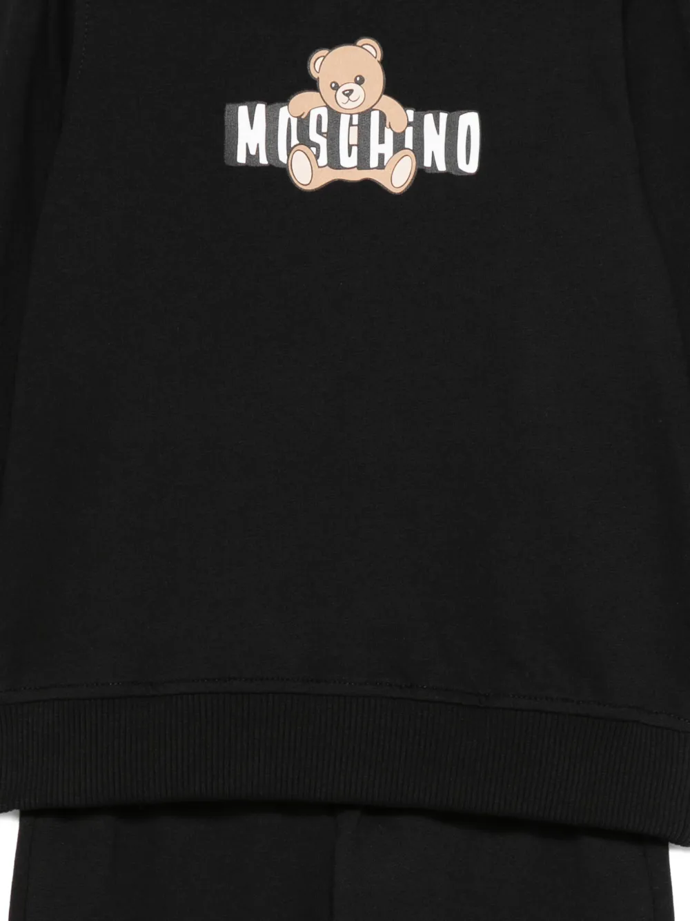 Moschino Kids Trainingspak met grafische print Zwart