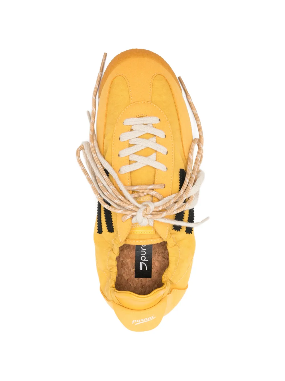 Puraai Sneakers met logodetail Geel
