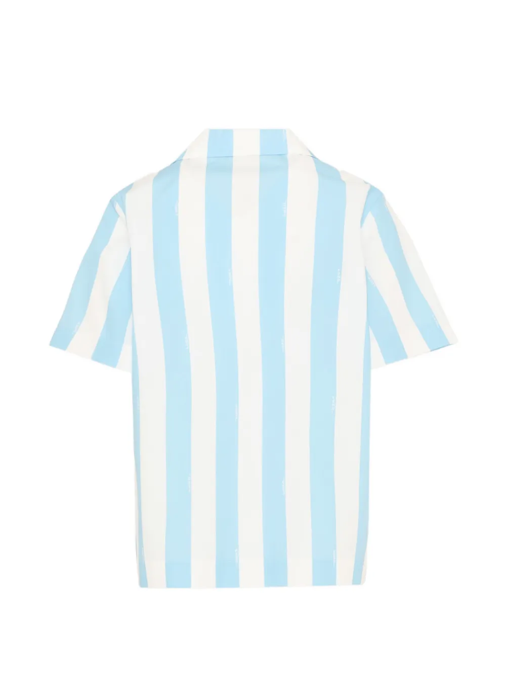 Fendi Kids Gestreept shirt Wit