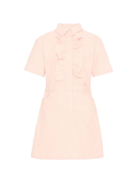 Fendi Kids ruffled collared dress