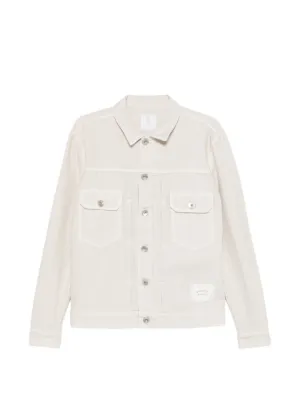 Jil Sander ボタン デニムジャケット | ホワイト | FARFETCH JP