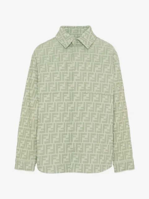 Fendi Kids Hemd mit FF