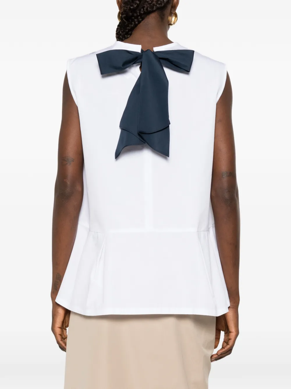 'S Max Mara Blouse met ronde hals Wit