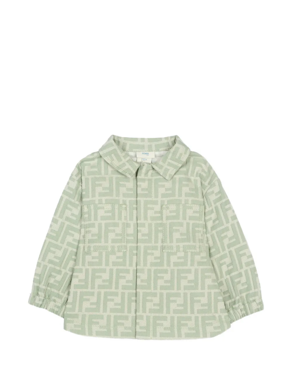 Fendi Kids FF-pattern jacket - Grün
