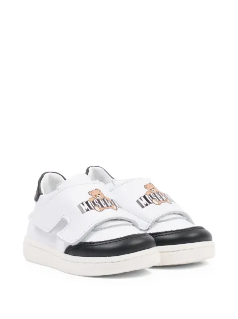 Moschino Kids teddy logo sneakers