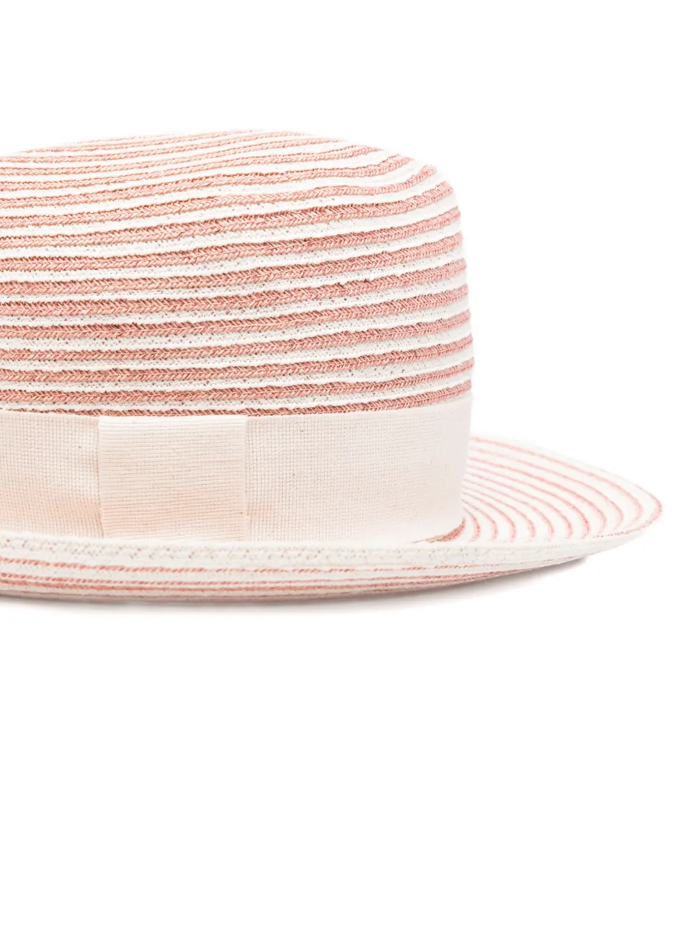  Eleventy Striped Ribbon Hat - Pink 
