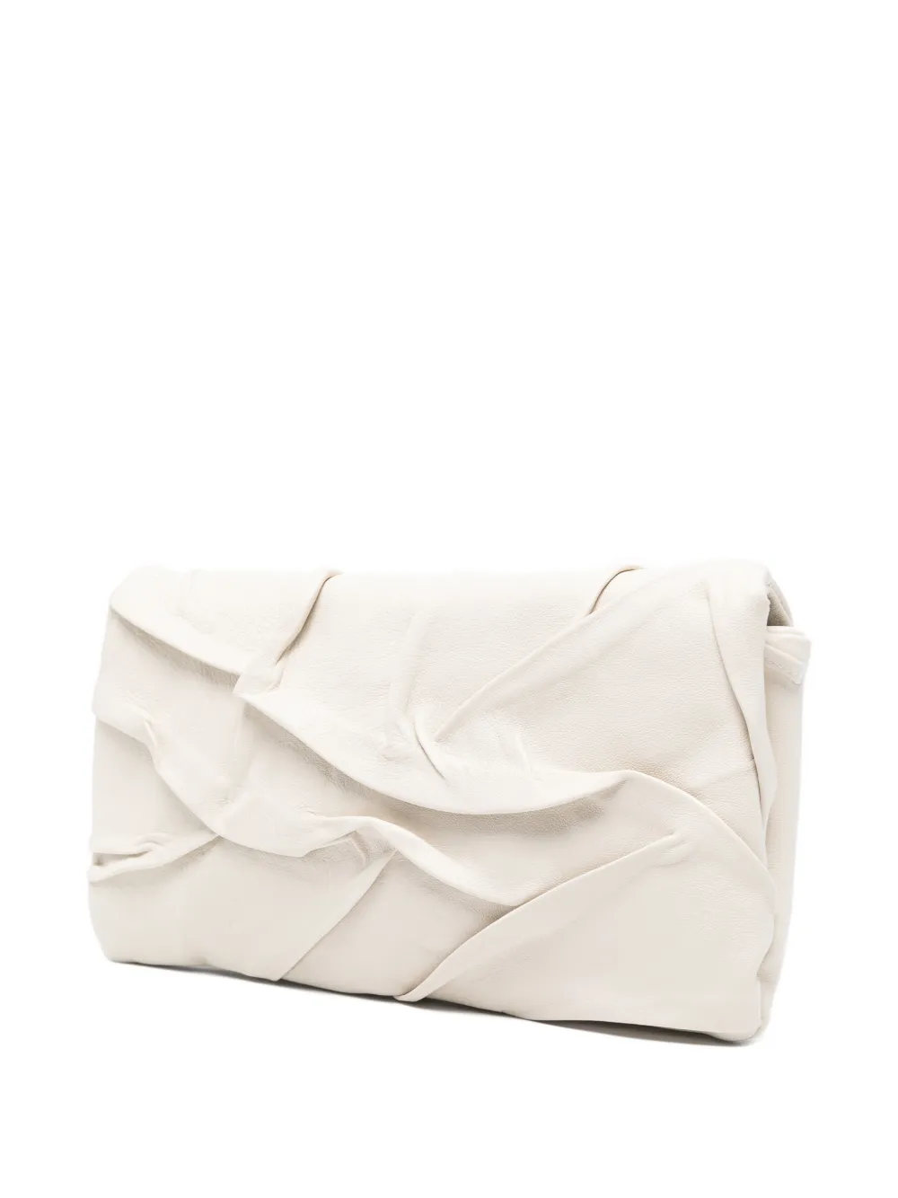  Sommet Soffietta Plump Ruched Crossbody Bag - Neutrals 