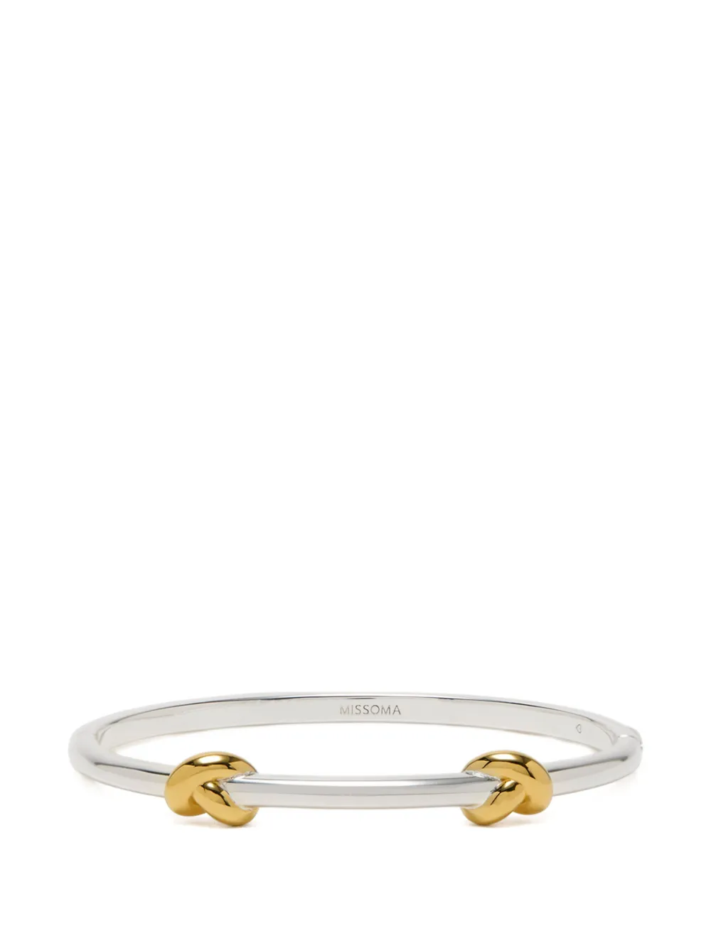 Missoma x Lucy Williams knot bracelet - Argento