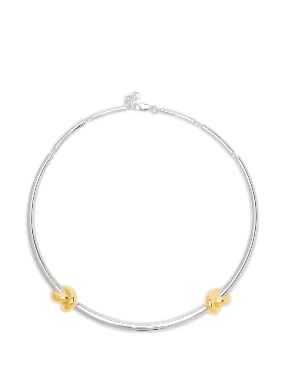 Missoma xLucy Williams knot necklace - Argento