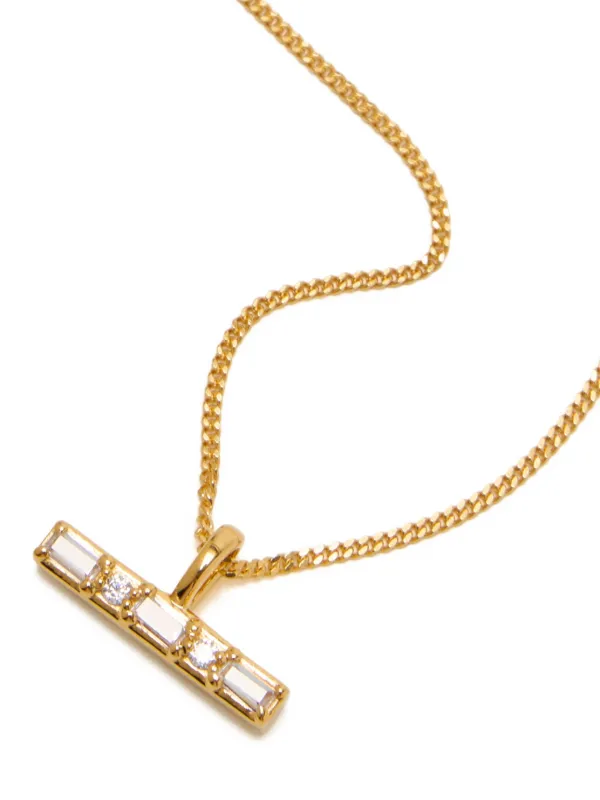 Missoma x Lucy Williams Tバーネックレス | ゴールドトーン | FARFETCH JP