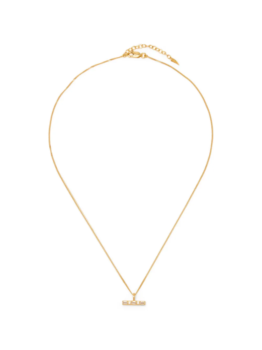 Missoma x Lucy Williams T-bar-detail necklace - Oro