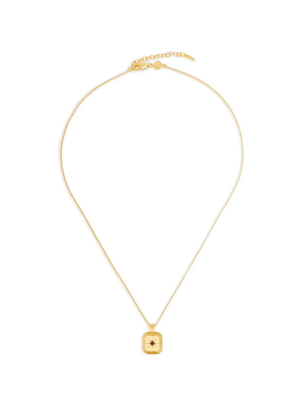 Missoma Collana con pietra di nascita gennaio - Oro